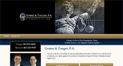 Desktop Screenshot of gotofloridalaw.com